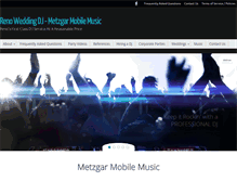 Tablet Screenshot of metzgarmobilemusic.com